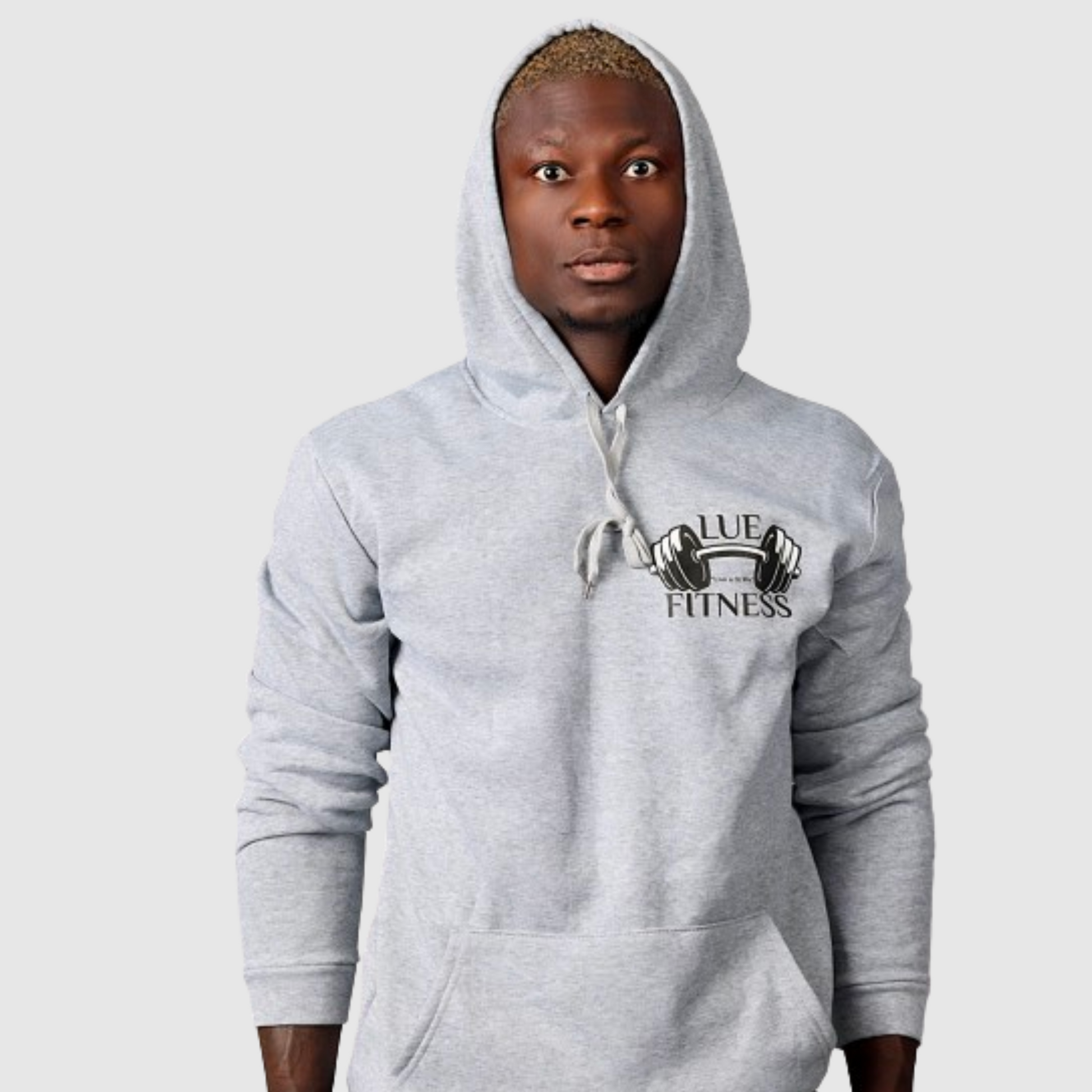 Crest Oversize Hoodie Pale silver