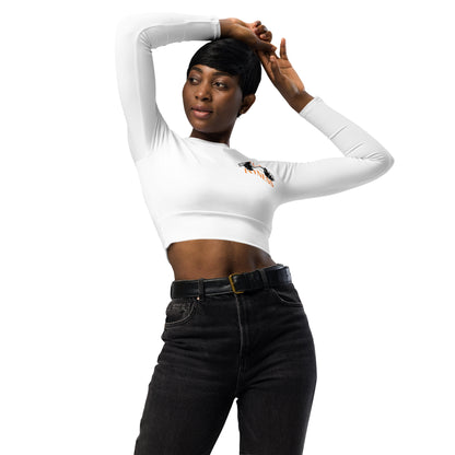 Everywear seamless long sleeve crop top