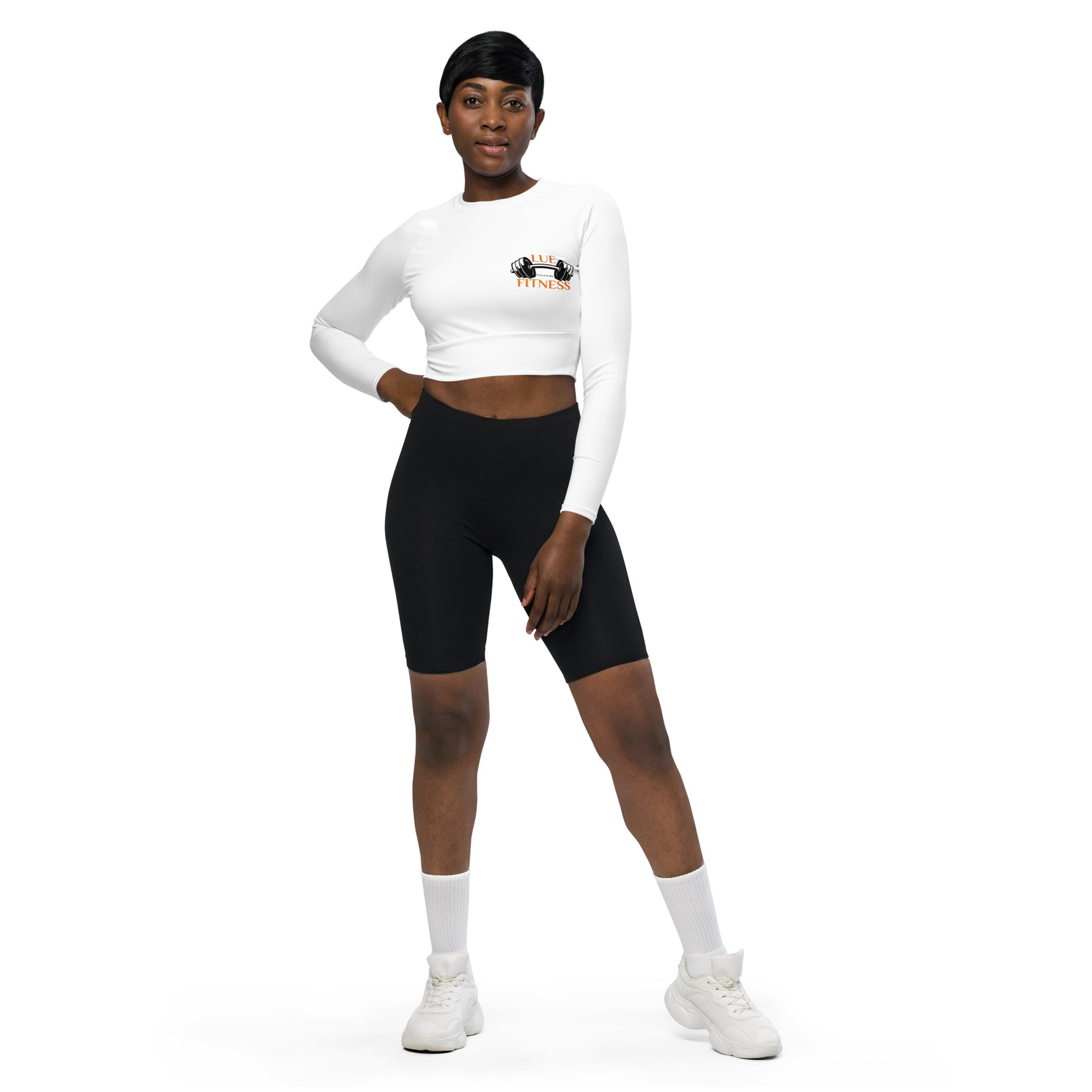 Everywear seamless long sleeve crop top